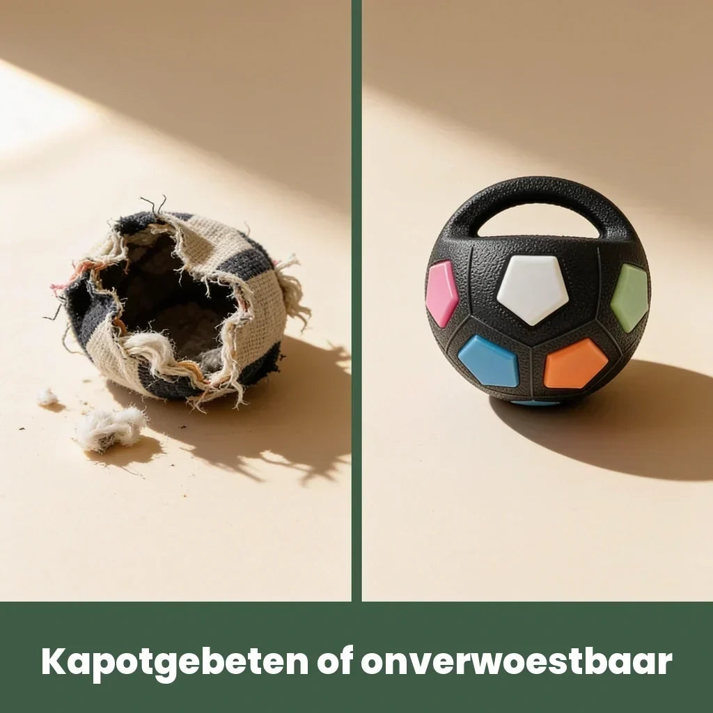 Onverwoestbare hondenbal voor sterke kauwers