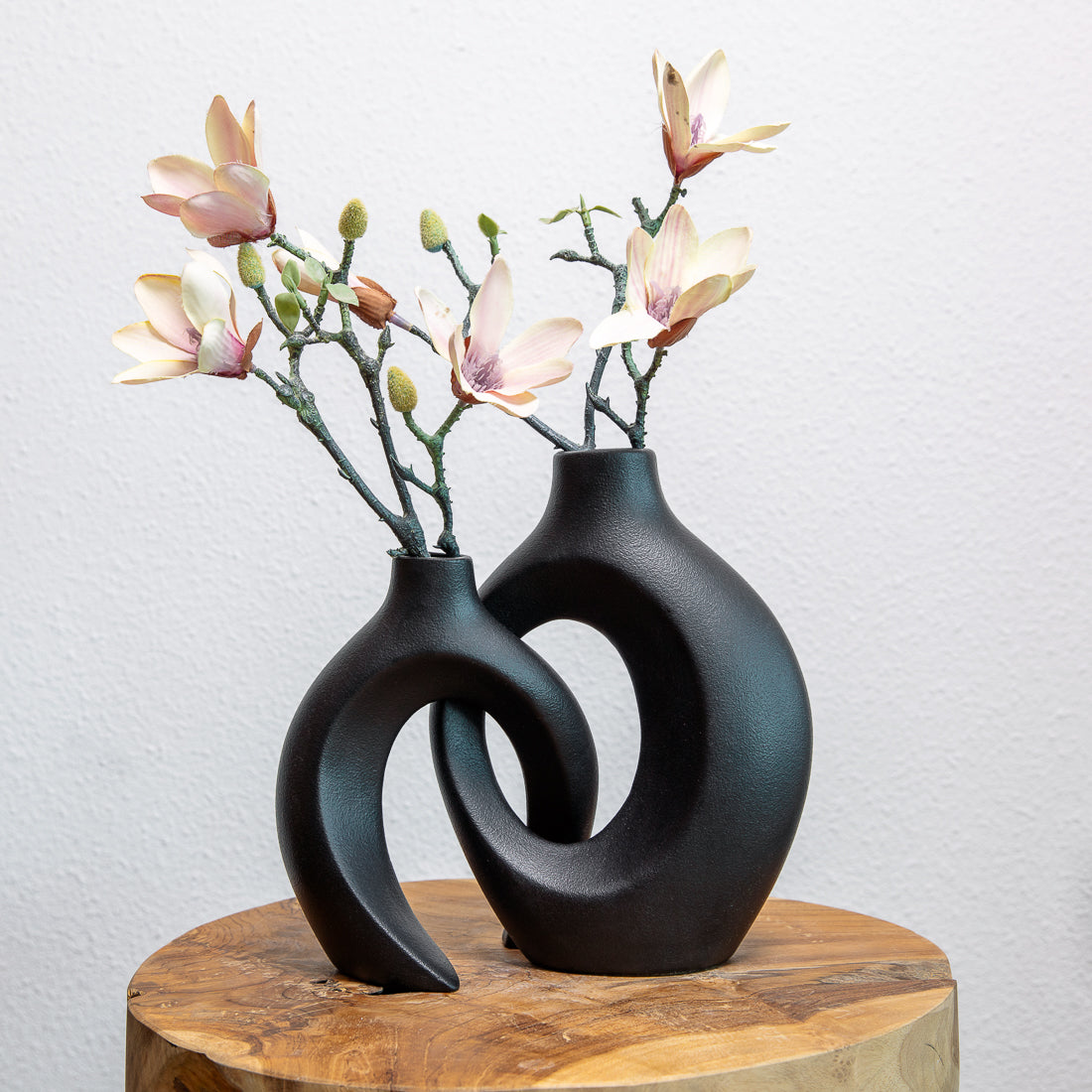 Gleora | Unieke Bloemenvaas - Gevlochten Design