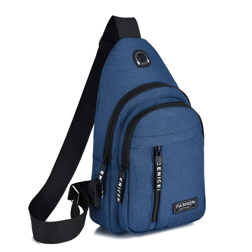 Compacte, veilige handsfree crossbodytas