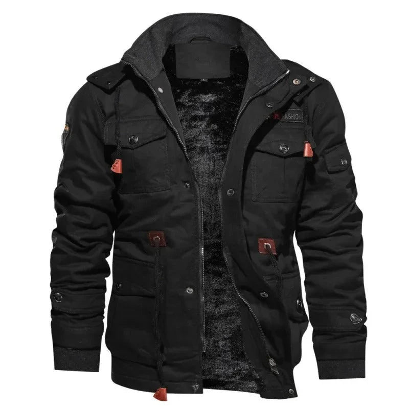 Heren Warme Winter Fleecejas - Jayden