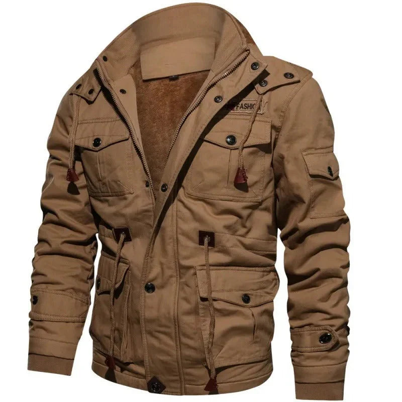 Heren Warme Winter Fleecejas - Jayden
