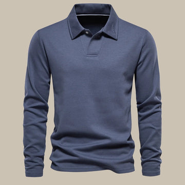 Stijlvolle Longsleeve Polo voor Heren
