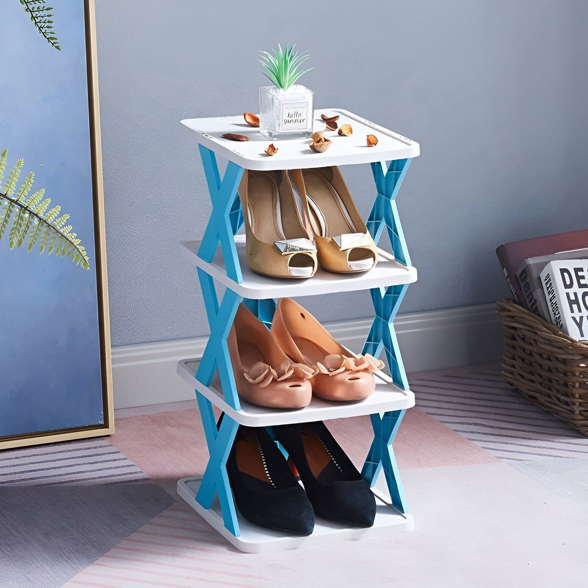 Multifunctionele Opvouwbare Schoenenrek - SpaceSaver