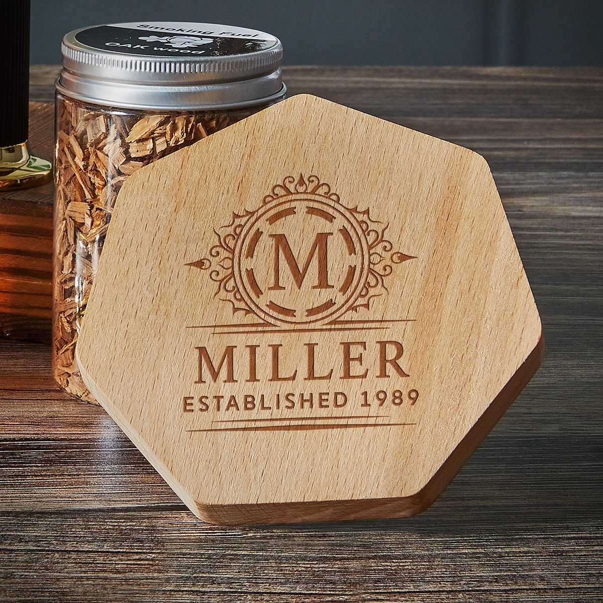 Whiskey-smokerset en cocktailset met houten design voor gerookte Old Fashioned-drankjes
