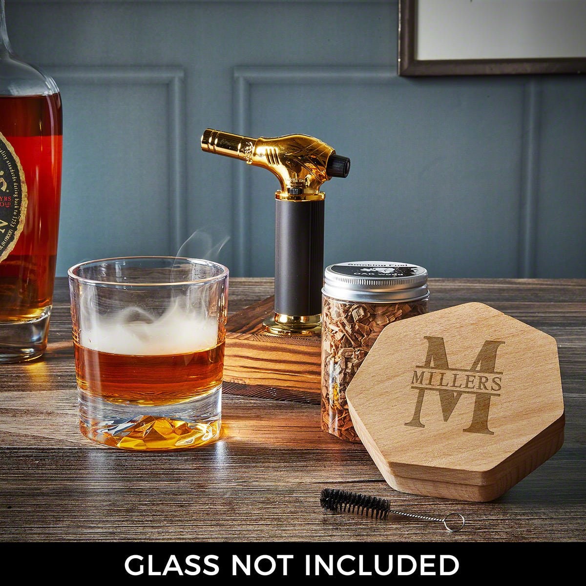 Whiskey-smokerset en cocktailset met houten design voor gerookte Old Fashioned-drankjes