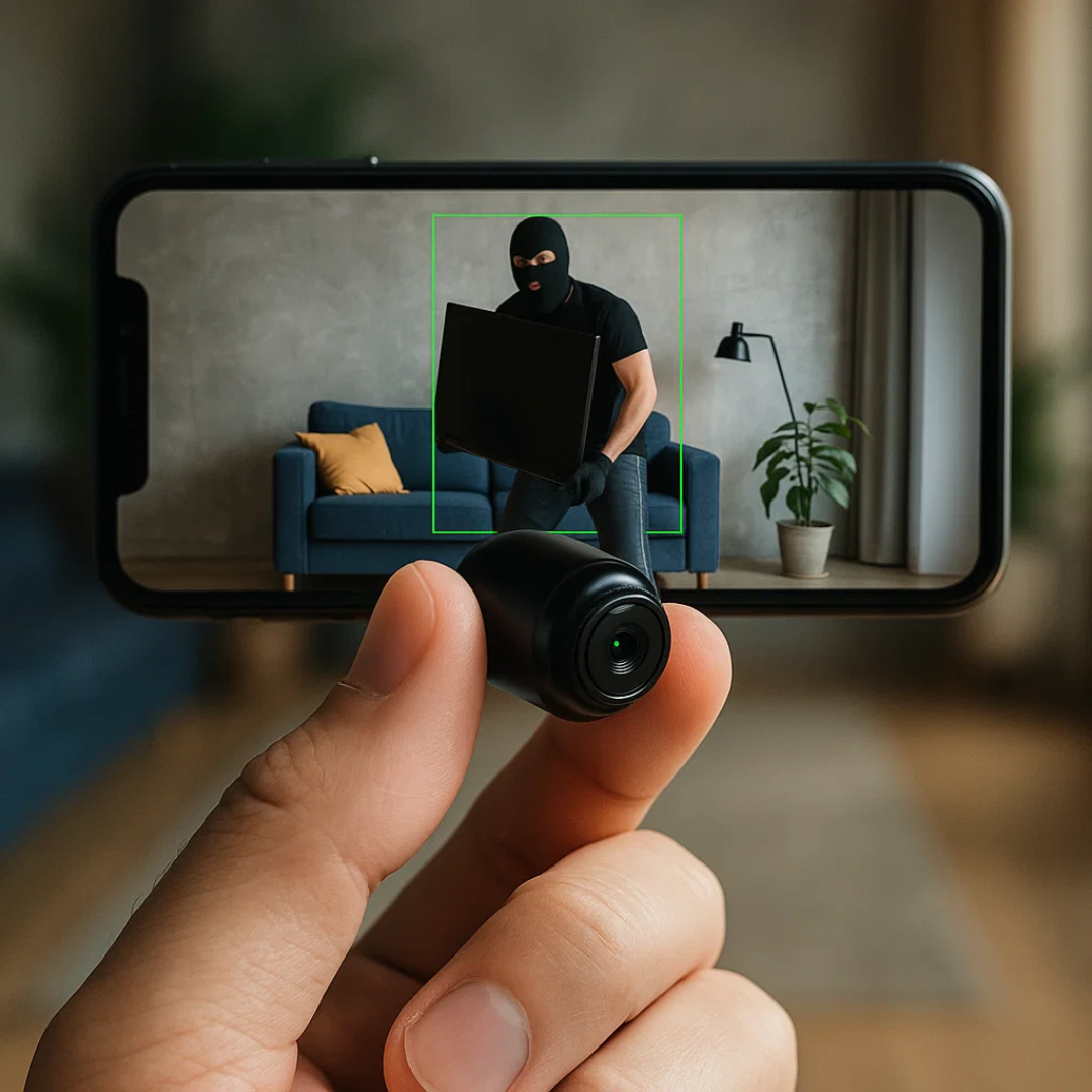 Draadloze Beveiligingscamera Mini Spy met Bewegingsdetectie en Nachtzicht