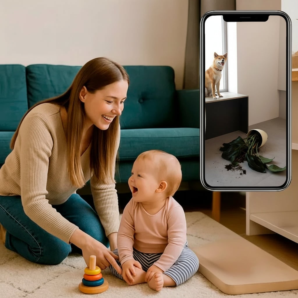 Draadloze Beveiligingscamera Mini Spy met Bewegingsdetectie en Nachtzicht