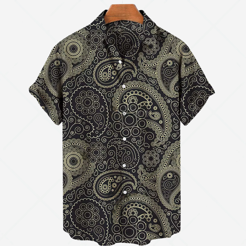 Comfortabel Herenoverhemd met Print