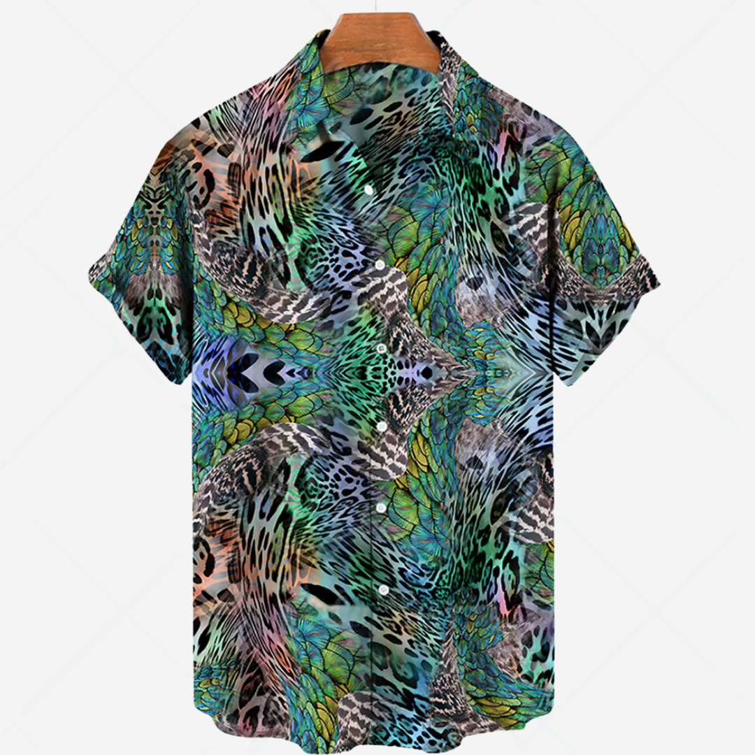 Comfortabel Herenoverhemd met Print
