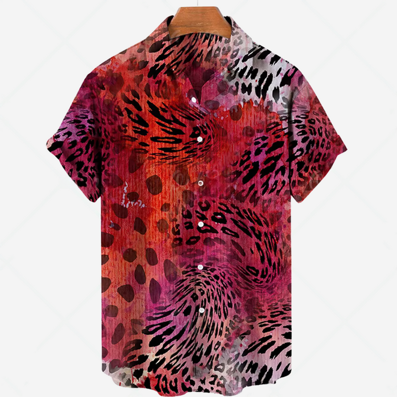Comfortabel Herenoverhemd met Print