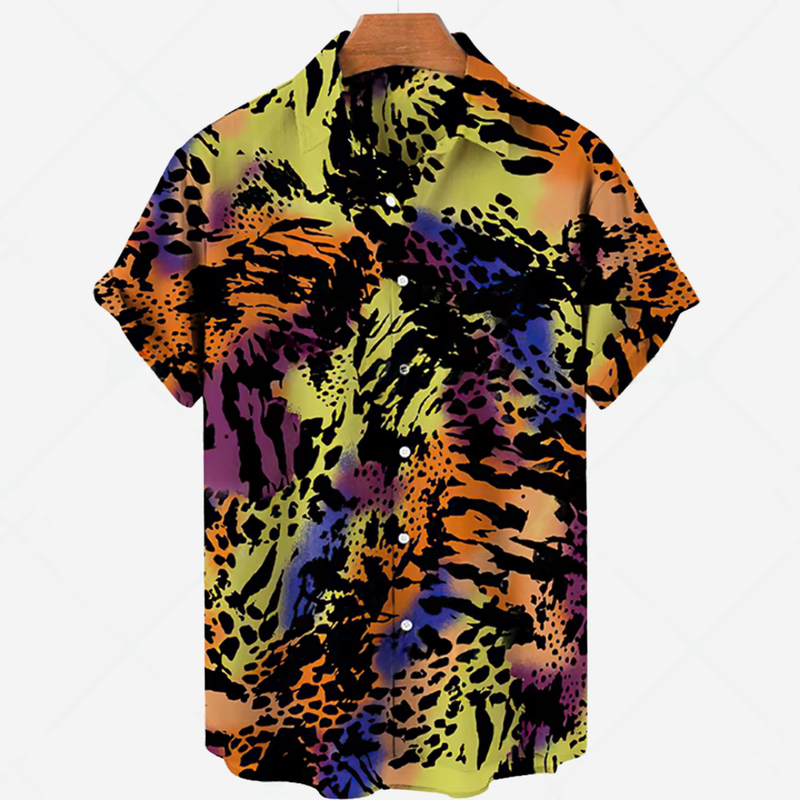 Comfortabel Herenoverhemd met Print