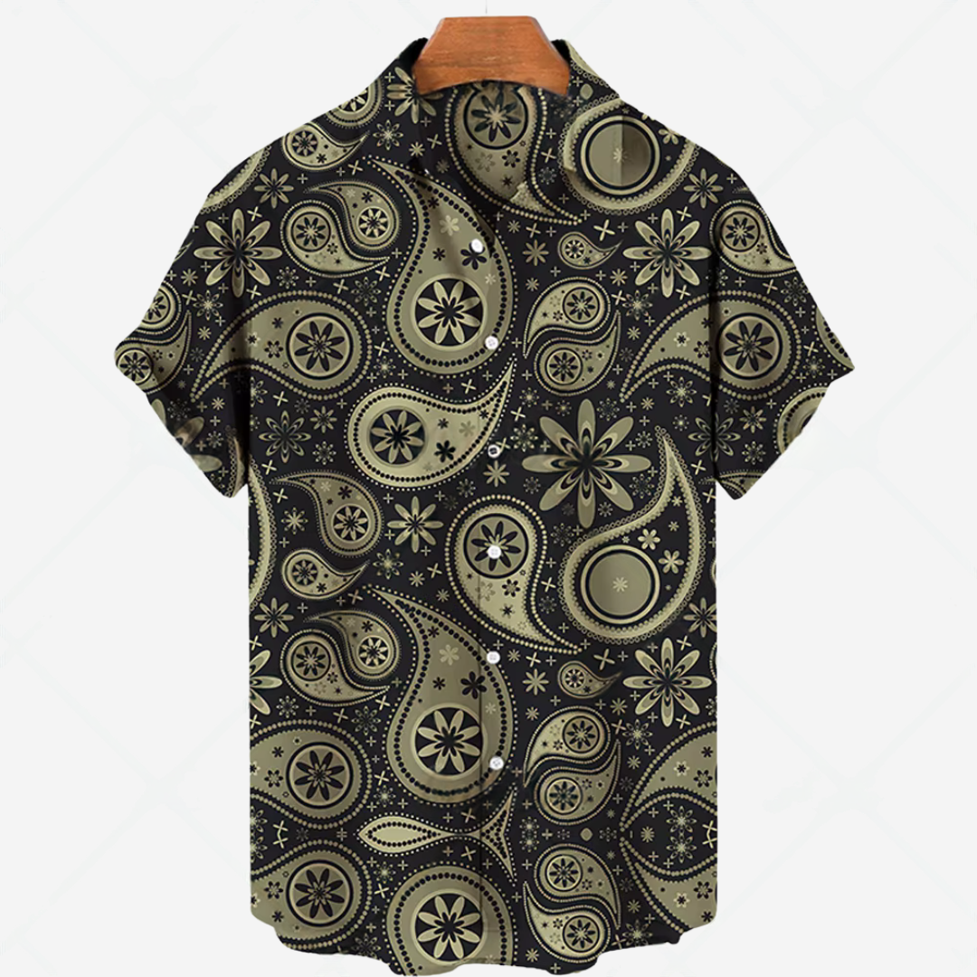 Comfortabel Herenoverhemd met Print