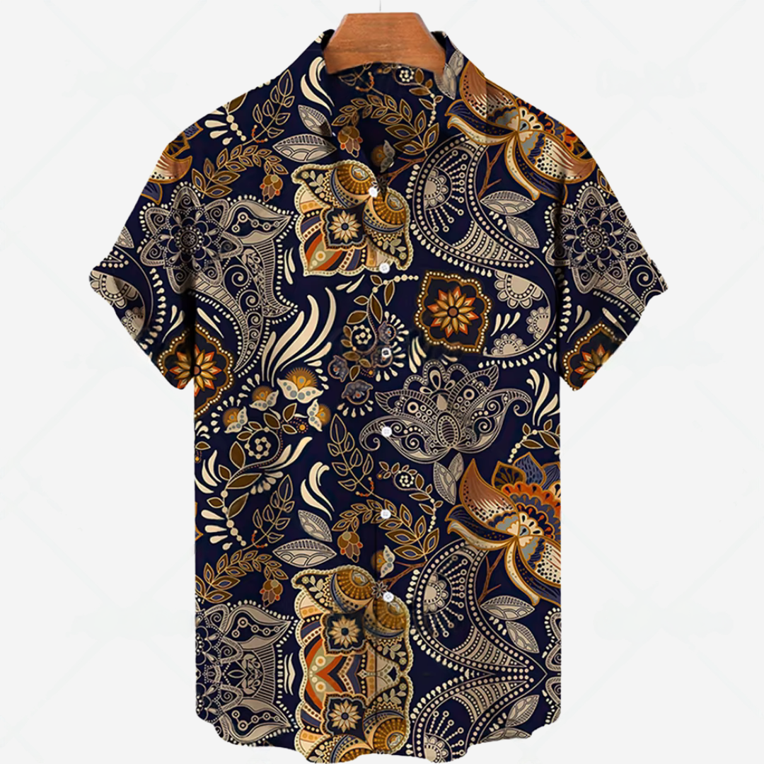 Comfortabel Herenoverhemd met Print