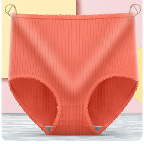 Lekvrije slips voor dames, 3 stuks – ademende geribbelde slips