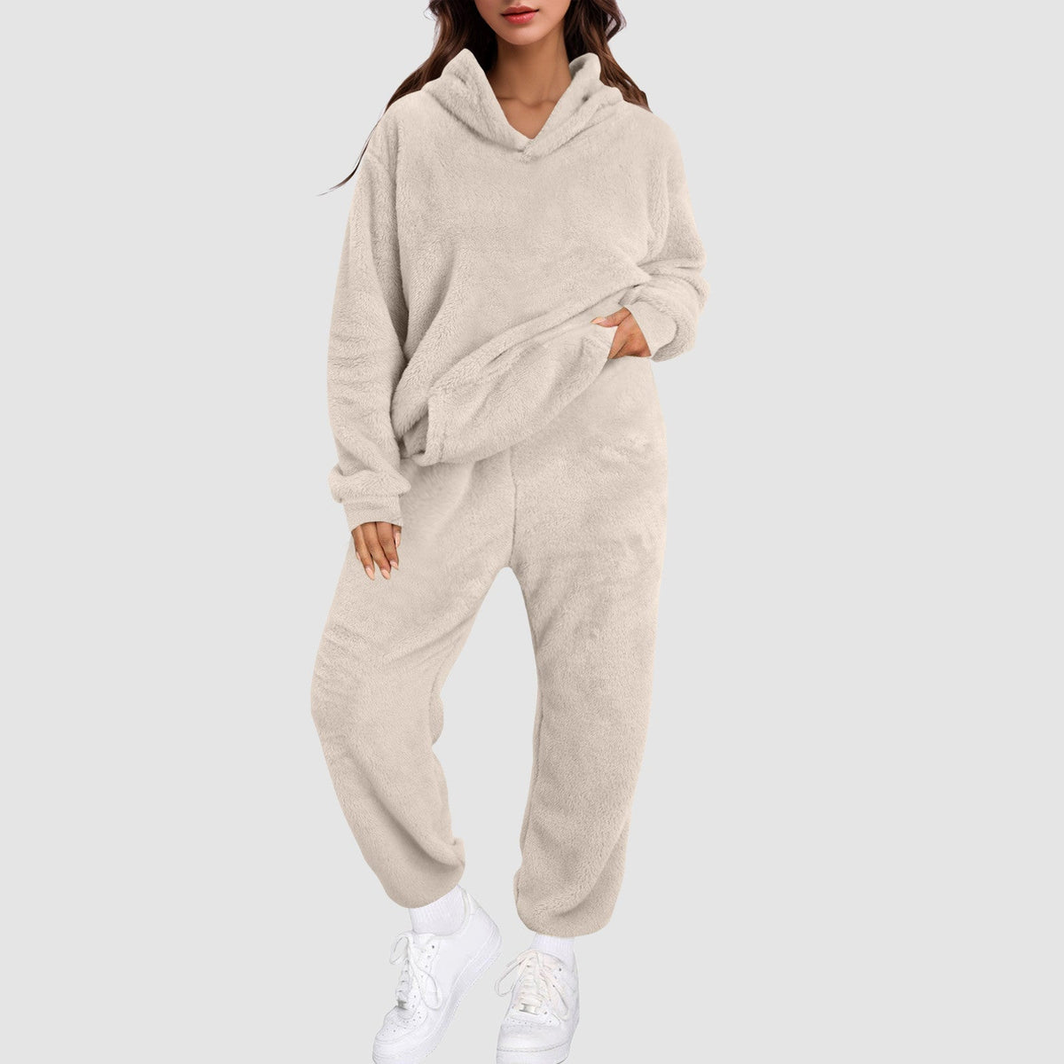 Tweedelig huispak voor de winter voor dames
