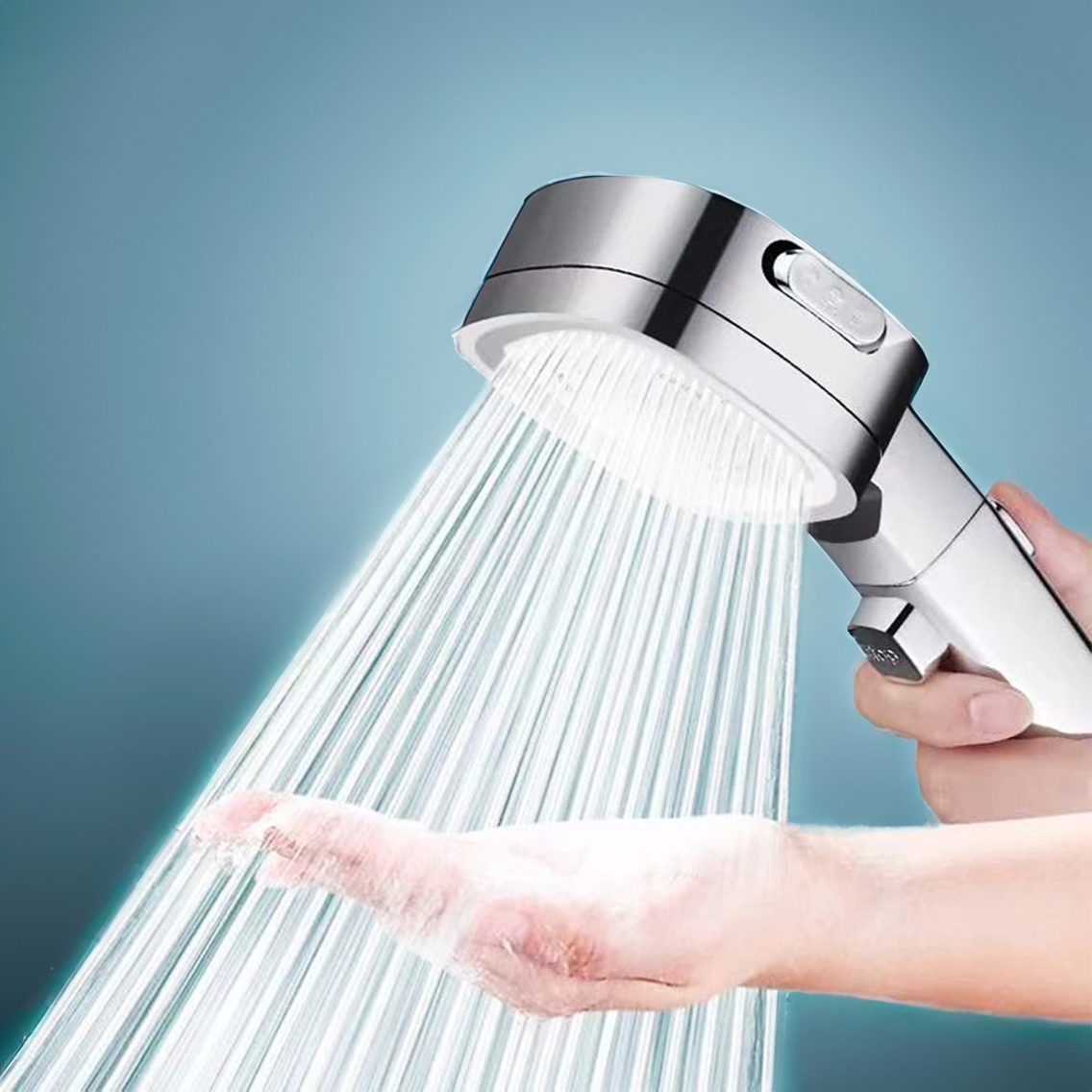 AquaPulse Douchekop - Hoge Druk | Verstelbare Sproeistanden